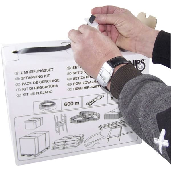 Paketererings-set 600 m plus 200 klämmor Berger & Schröter (140803001)