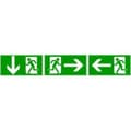 Miniatyrbild 3 av 3: B-SAFETY BR563130 Nödutgångsbelysning Väggmontering, Takmontering vänster, höger, hög