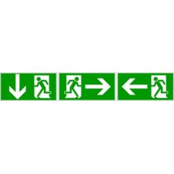 B-SAFETY BR563130 Nödutgångsbelysning Väggmontering, Takmontering vänster, höger, hög