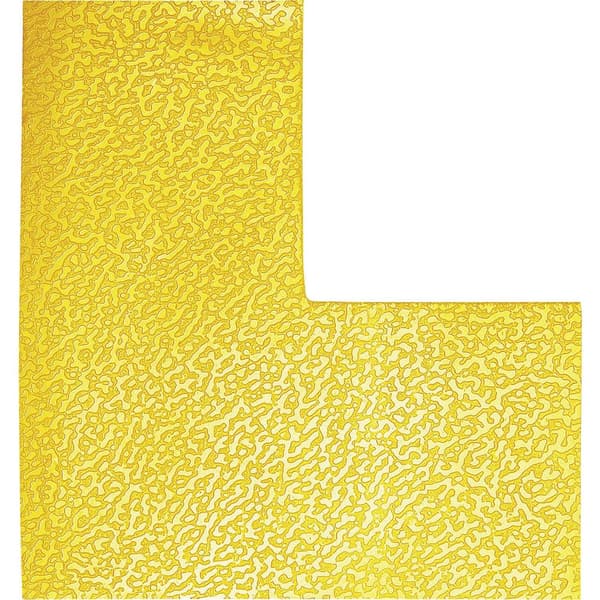Durable 170204 Pitch-markering form -L- Signal-gul 10 st (L x B x H) 100 x 100 x 0.7 mm