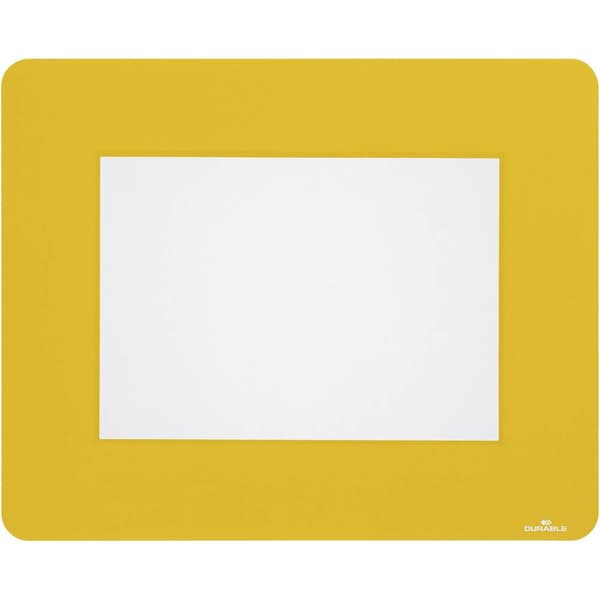 Durable 180704 Golvmarkeringsfönster A5, borttagbart Gul 10 st (B x H) 314 mm x 252 mm