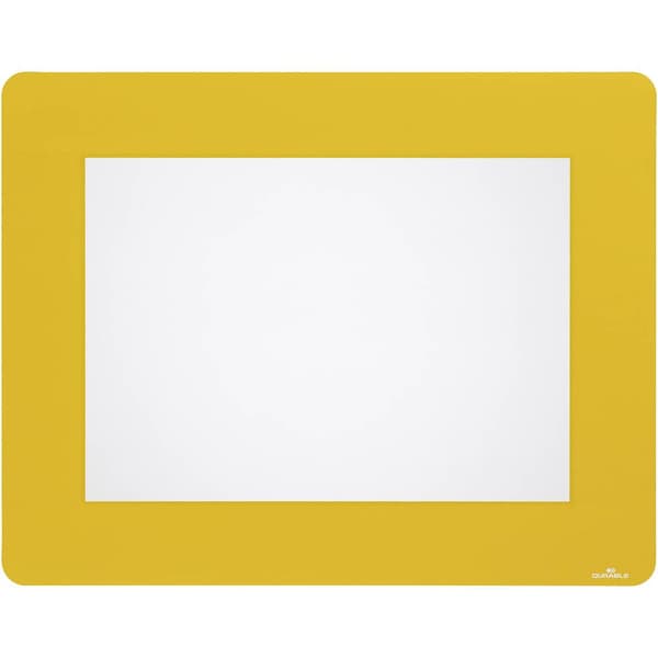 Durable 180804 Golvmarkeringsfönster A4, kan tas loss Gul 10 st (B x H) 401 mm x 314 mm