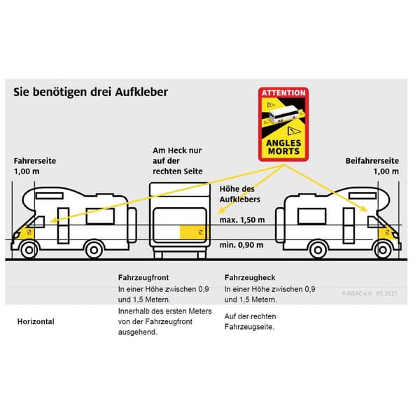 IWH 097610 Fordon-varningsmarkering 3 st