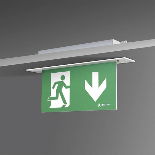 Beltrona MEXM82506ZB LED-nödutgångsbelysning Infälld takmontering