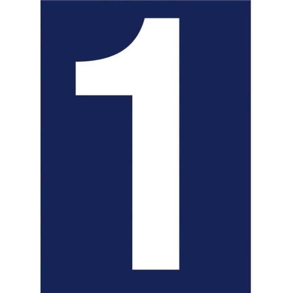 Klistret nummer 1 på karta
