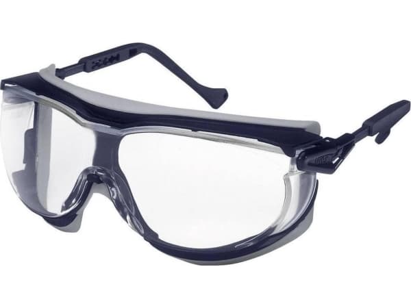uvex skyguard NT - Skyddsglasögon - solskydd: 2C-1.2 W 1 FTKN CE - klar lins - polypropylen, termoplastisk polyuretan (TPU) - blågrå