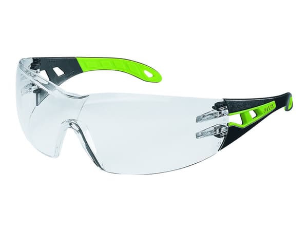 uvex pheos - Vernebriller - avskygning: UV 2C-1.2 - klart glass - svart, grønn