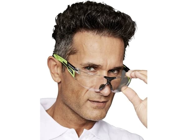 Ekastu Ekastu EK7389 Skyddsglasögon inkl. UV-skydd, antireflexskydd Grön, svart DIN EN 170, DIN EN 166-1