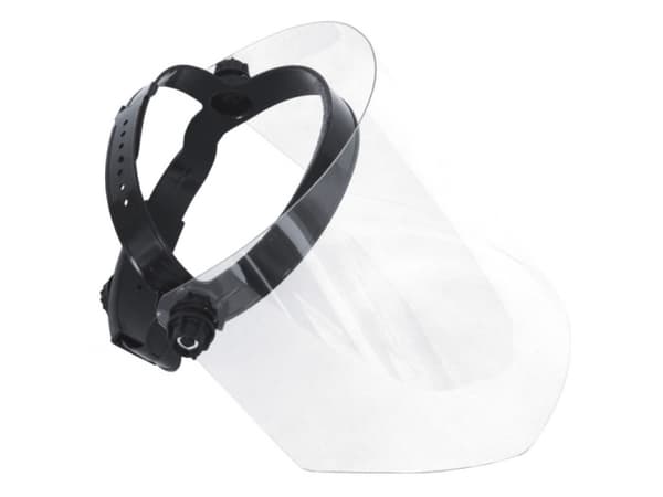 Dedra Ansiktsskjerm gjennomsiktig polykarbonat 1 mm lengde 24 cm (BHST01)