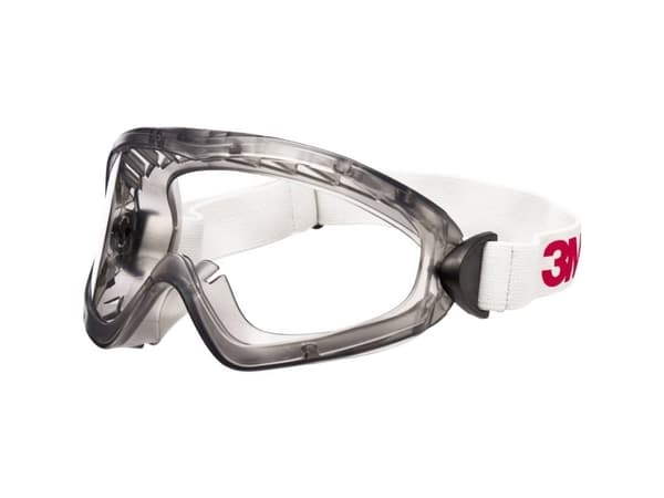3M 2890SA Beskyttelsesbriller med fuldt udsyn Anti-beslagsbeskyttelse, inkl. UV-beskyttelse Grå EN 166-1 DIN 166-1