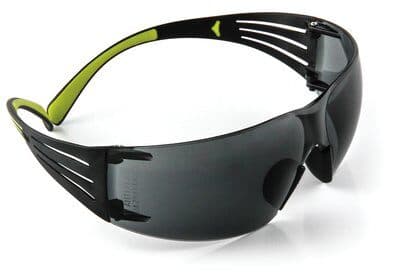 3M SF416XAS-BLK, Skyddsglasögon, Svart, Grön, Plast, 19 g, 1 styck