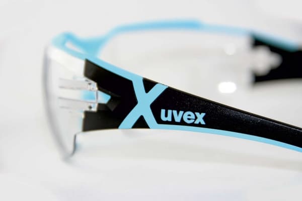 Uvex 9198258, Skyddsglasögon, Grå, Röd, Polykarbonat, 1 styck