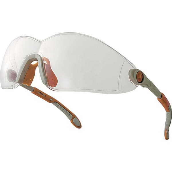 Delta Plus Vulcano Adjustable Polycarbonate Work Safety Glasses Clear One Size