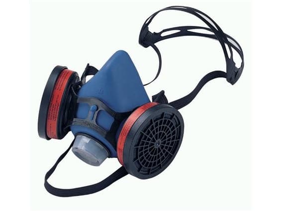 OTTO SCHACHNER Halvmaske Honeywell Valuair 6100 størrelse L. Twin filter købes separat