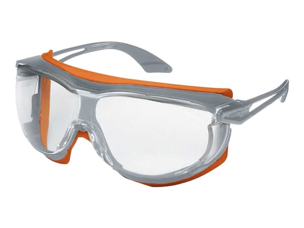 uvex skyguard NT - Skyddsglasögon - klar lins - polykarbonat - grå, orange