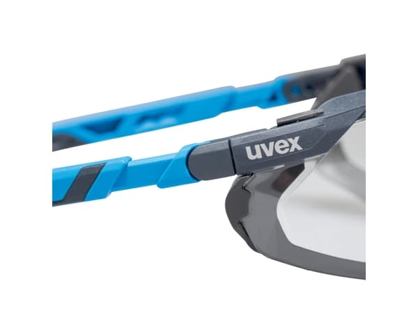 Uvex 5 guard 9183 180, Vernebriller, Alle kjønn, EN 166, EN 170, Blå, Grå, Gjennomsiktig, 1,9 mm