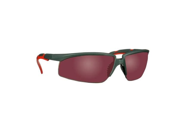 3M S2024AS-RED, Skyddsglasögon, Monteringsarbete, Bygg/renovering, Dammarbete, Sliparbete, Alla, Grå, Röd, Blå, Spegel, Röd, Plast
