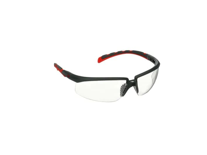 3M S2001SGAF-RED, Skyddsglasögon, Monteringsarbete, Bygg/renovering, Dammarbete, Sliparbete, Alla, Grå, Röd, Transparent, Plast
