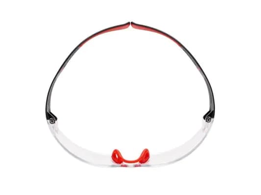 3M 7100148026, Skyddsglasögon, Grå, Röd, Transparent, Polykarbonat, Polykarbonat, Låda