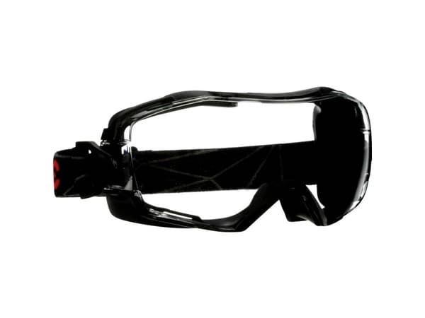 3M GoggleGear 6000, Skyddsglasögon, Bygg/renovering, Dammarbete, Kemiarbete, Alla, Svart, Transparent, Neopren