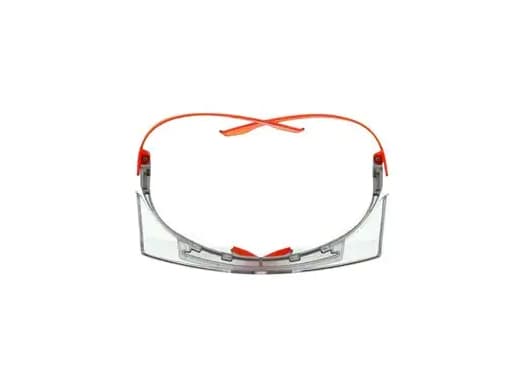 3M SecureFit 3700, Skyddsglasögon, Monteringsarbete, Bygg/renovering, Kemiarbete, Alla, Orange, Transparent, Polykarbonat