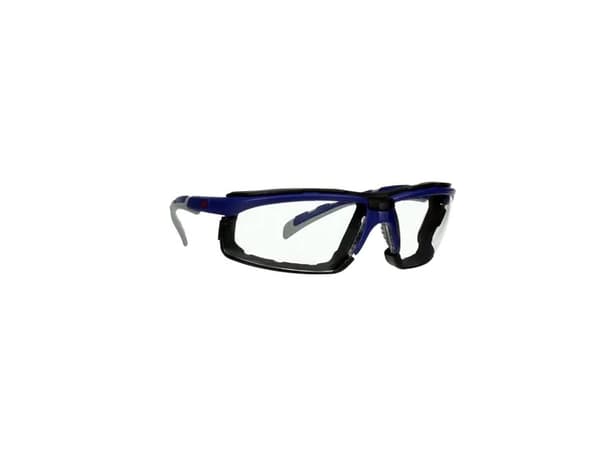 3M S2001SGAF-BGR-F, Skyddsglasögon, Monteringsarbete, Bygg/renovering, Dammarbete, Sliparbete, Alla, Blå, Grå, Transparent, Plast
