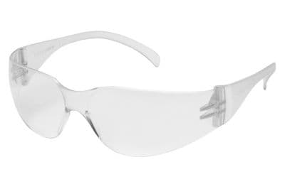 Pyramex sikkerhedsbrille klar - Intruder, kurvede linser, letvægtsbrille 23g