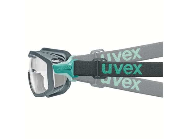 Uvex i-guard+, Sikkerhetsbriller, Alle kjønn, Sort, Blå, Gjennomsiktig, Polykarbonat (PC), Polykarbonat