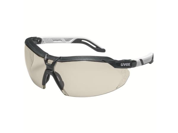 Uvex i-5 9183 064, Skyddsglasögon, Alla, EN 166, EN 170, Svart, Vit, Grå, Transparent, Polykarbonat