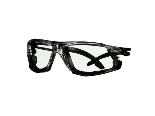 3M SF501SGAF-BLK-FM, Vernebriller, Monteringsarbeid, Konstruksjons-/renoveringsarbeid, Støvarbeid, Slipearbeid, Turning/routing..., Alle kjønn, Sort,