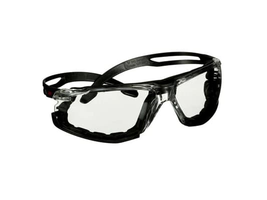 3M SF501SGAF-BLK-FM, Vernebriller, Monteringsarbeid, Konstruksjons-/renoveringsarbeid, Støvarbeid, Slipearbeid, Turning/routing..., Alle kjønn, Sort,