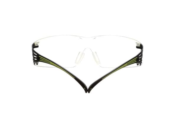 3M SF420AS/AF-EU, Skyddsglasögon, Alla, Svart, Grön, Transparent, Polykarbonat, Polykarbonat