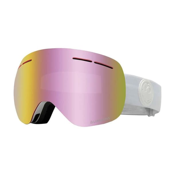 Skibriller Snowboard Dragon Alliance X1s Hvid Pink