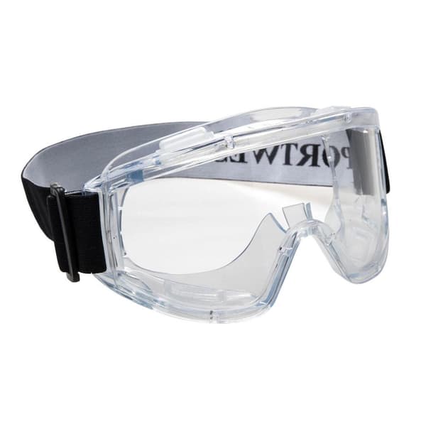 Portwest Unisex Adult Challenger Clear Safety Goggles Clear One Size