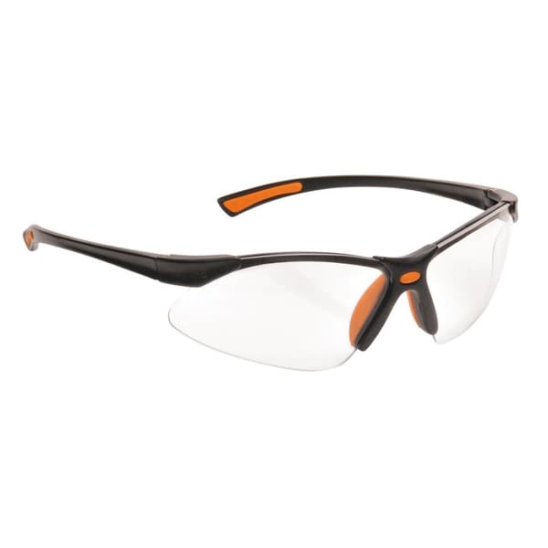 Portwest Unisex Adult Bold Pro skyddsglasögon Orange/Black One Size