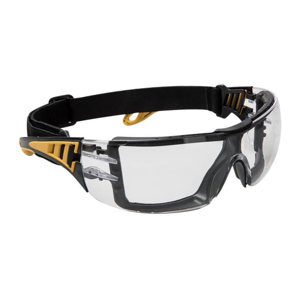 Portwest Impervious Tech Safety Glasses Clear One Size