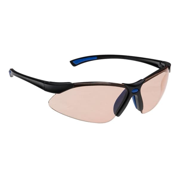 Portwest Unisex Adult Safety Glasses Brown One Size