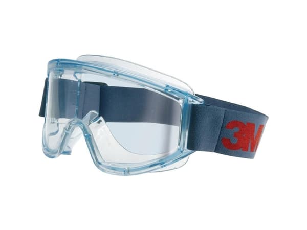 3M 2890S Beskyttelsesbriller med fuldt udsyn Anti-beslagsbeskyttelse, Med antirids-beskyttelse, inkl. UV-beskyttelse Grå DIN EN 166-1