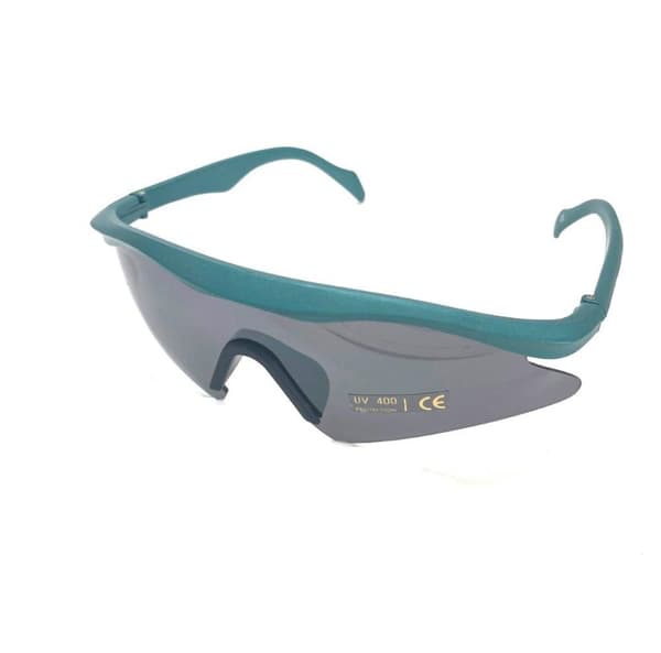 Sunglasses petrol with gray mirror lens