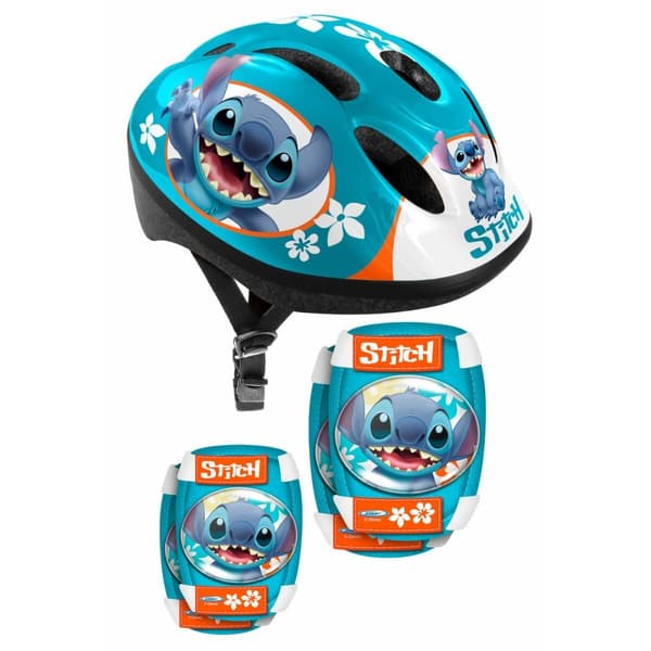 Sportsbeskyttelsessæt Disney Stitch Blå