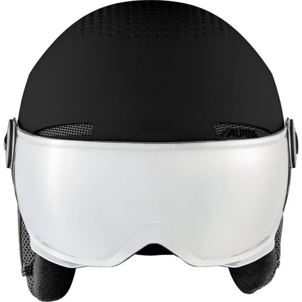Skidhjälm Alpina Arber Visor Q Lite Svart Svartvit 54-58 cm