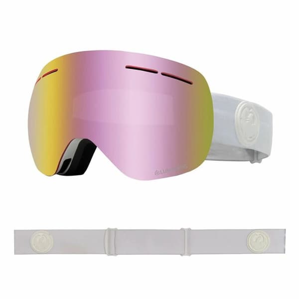 Skibriller Snowboard Dragon Alliance X1s Hvid Pink