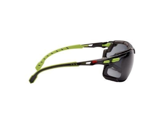 3M Schutzbrille S1GGC1 Grau Grün, Sikkerhetsbriller, Monteringsarbeid, Konstruksjons-/renoveringsarbeid, Støvarbeid, Slipearbeid, Turning/routing wor