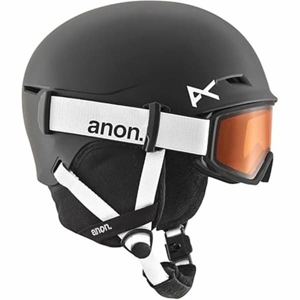 Hiihtokypärä Anon 15235100037 Musta Lasten Miehet