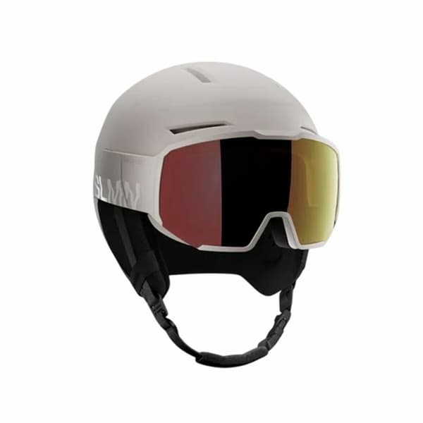 Skihjelm Salomon L47616300 Hvid Grå Unisex