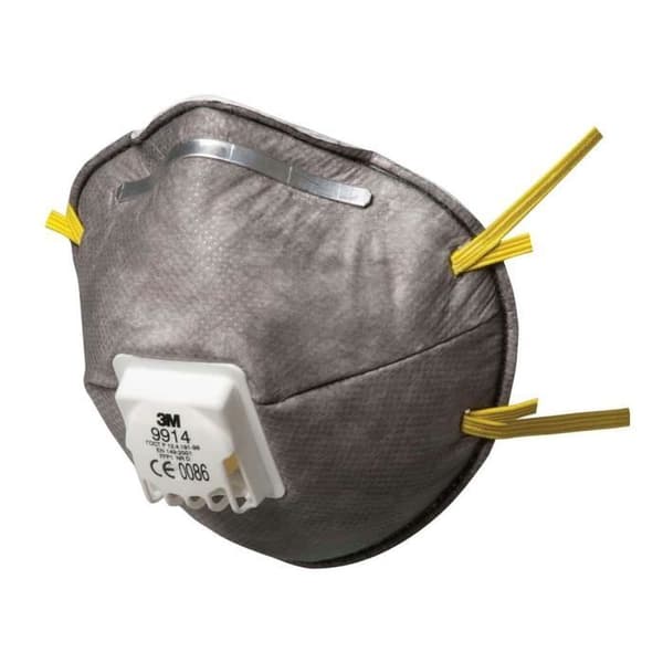 3M 9914 Gas &amp; Dust Mask FFP1 - Andningsskydd - Munmask - Skydd mot dammpartiklar och gaser