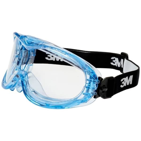Heltäckande glasögon - 3M - Fahrenheit - Repzyddskydd - Blå färg - Unisex