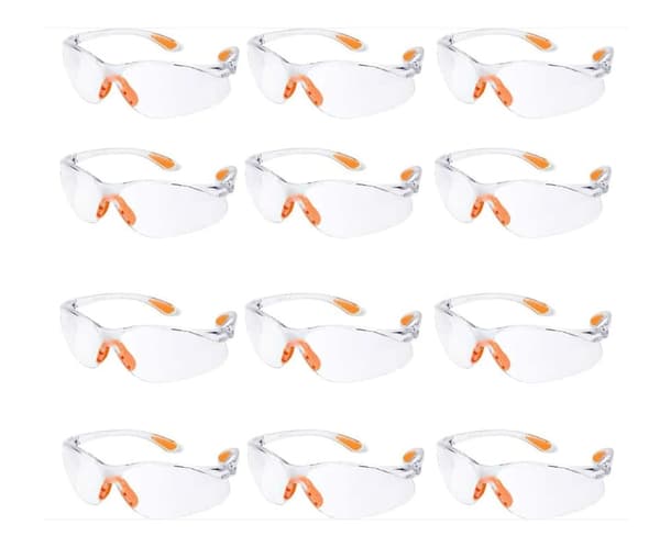 12 Skyddsglasögon i påse Skyddsglasögon Arbete Skyddsglasögon