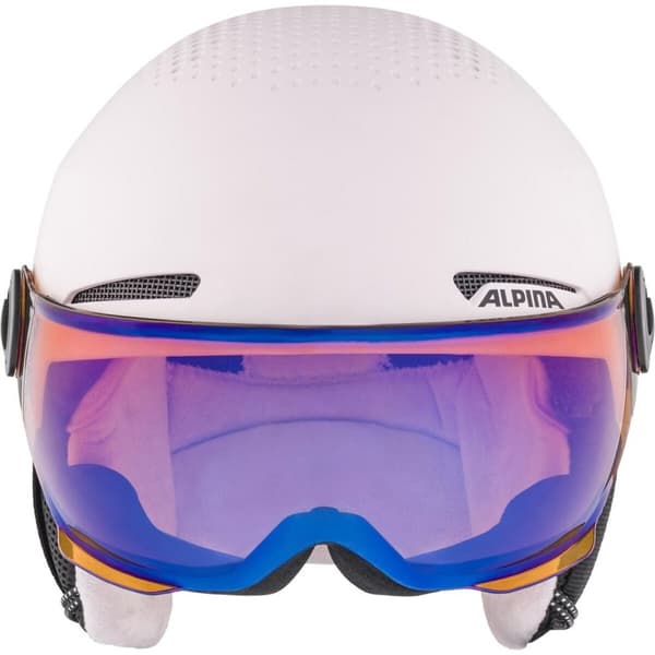Skihjelm Alpina Zupo Visor Q Lite Pink Monochrome 51-55 cm