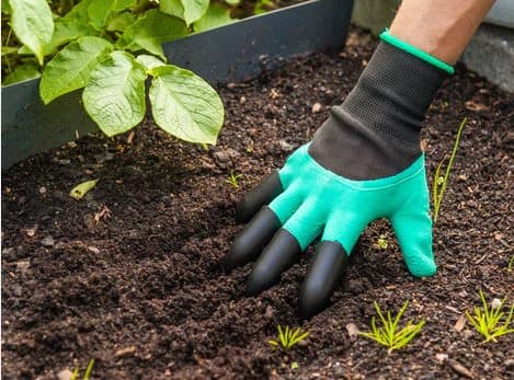 Havehandsker med klør - Dig og rake